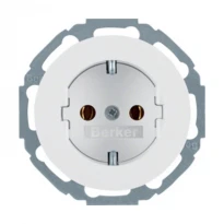 Механізм розетки з заземленням 16А/250V білий R.Classic 47452089 Hager