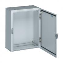 Корпус металевий навісний ORION Plus IP65 непрозорі двері 650x400x250мм сірий FL118A Hager