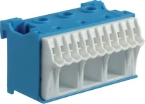 N-клемма (ноль) QiuckConnect 3x16мм.кв.+11x4мм.кв. ширина 60мм. KN14N Hager