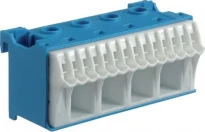 N-клемма (ноль) QiuckConnect 4x16мм.кв.+14x4мм.кв. ширина 75мм. KN18N Hager