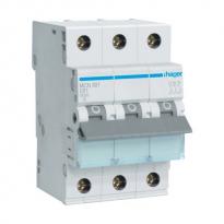 Автоматичний вимикач 3 полюса 6kA тип C 1A MCN301 Hager
