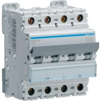 Захисний вимикач 20A 25kA 4 полюси тип C NRN420 Hager