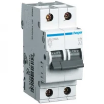 Электрический автомат 40A 6kA 2 полюса тип C MC240A Hager