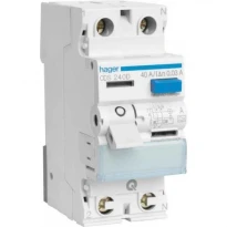 УЗО 63A 30mA 6kA тип A 2 полюса QuickConnect CDS263D Hager