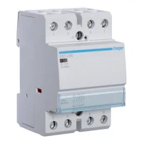 Контактор 4 полюси 25A AC 230V 3NO+1NC ESC428 Hager