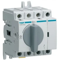 Выключатель нагрузки поворотный 4 полюса 400/690V 20А 3,5м HAB402 Hager