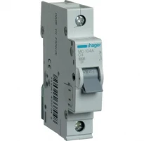 Электро-автомат 4A 6kA 1 полюс тип C MC104A Hager