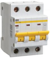 Автоматичний вимикач ВА47-29 8A 4,5kA 3 полюси тип B MVA21-3-008-B IEK