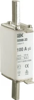 Предохранитель ППНИ-33 (габарит 0) 100А 50кА DPP20-100 gG, gL IEK