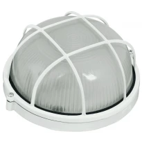 Світильник НПП1302 коло із ґратами 60W IP54 білий LNPP0-1302-1-060-K01 IEK