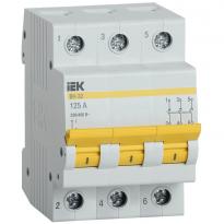 Выключатель нагрузки (мини-рубильник) ВН-32 3Р 125A MNV10-3-125 IEK