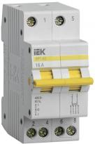 Перемикач введення резерву ВРТ-63 2P 16А (I-0-II) MPR10-2-016 IEK