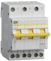 Переключатель ввода резерва ВРТ-63 3P 40А (I-0-II) MPR10-3-040 IEK