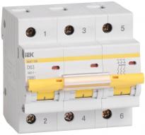 Автоматический выключатель ВА47-100 40A 10kA 3 полюса тип D MVA40-3-040-D IEK