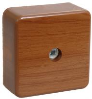 Распределительная коробка дуб с контактной группой КМ 41206-05 50х50х20мм UKO10-050-050-020-K24 IEK