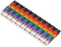 Фіолетові кабельні маркери МКН-«7» 1.5мм.кв (1500шт) UMK01-02-7 IEK