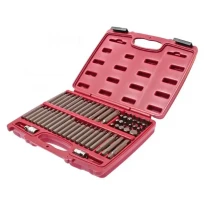 Набір біт 10мм TORX, HEX, SPLINE, RIBE, SQ 58од. 3509 JTC