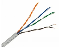 Кабель для інтернету UTP внутрішній негорючий мідь Cat5e U/UTP 4х2х24 AWG (305) ЗЗЦМ