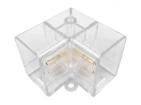 Конектор 90° код 10321–10324, пластик, метал LEDUA