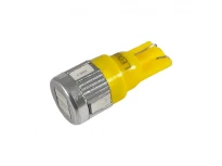 Светодиодная автолампа T10-5630-6SMD 12В желтый 6 диодов 5630 LEDUA