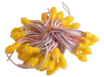 Діоди швидкого монтажу 9х23 мм 12V жовті IP68 LEDUA