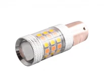 Светодиодная автолампа T25-1157 2835 42SMD 12V бело-жёлтая 50000ч LEDUA