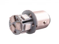 Светодиодная авто лампа T25-5050-8SMD 1157 жёлтый 24V 8 SMD 5050 17x22мм LEDUA