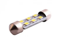 Світлодіодна автомобільна лампа S85-41mm 6x3528 біла 12V 6500K 50000 годин LEDUA