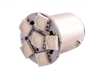 Светодиодная автолампа T25-1157 5050 6SMD 12V красная LEDUA