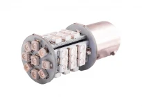 Светодиодная автолампа T25-1206-45SMD 1156 красный 12V 18x44 LEDUA