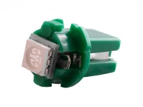 Светодиодная авто-лампа T5-B8.3-1SMD-5050 12V зеленая T5 LEDUA