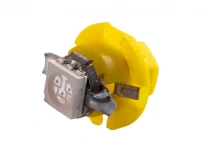 Светодиодная автолампа T5-B8.4 1SMD5050 жёлтый 12V 11.9x12мм LEDUA