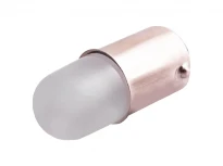 Светодиодная авто лампа BA9S-COB1 красного свечения 24V COB 1 диод LEDUA