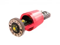 Світлодіодна автомобільна лампа T10-3SMD Gree 12V біла 32x12мм емулятор LEDUA