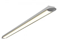 Врізний меблевий світильник Альфа 1000 мм 12 В 4500 К 9,6 Вт IP20 анодований алюміній, сірий без вимикача LEDUA