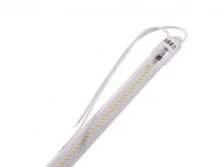 Світлодіодна лінійка 3014 64 світлодіоди IP44 6W 6000-6500K 220V 300 мм прозора біла LEDUA