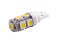 Автолампа T10-5050-9SMD светодиодная 24V белый 6500K 11x31мм LEDUA