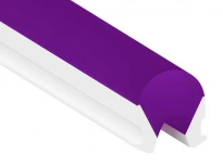 Неоновий розсіювач 8х9 мм фіолетовий, моток 200 м, LEDUA