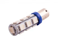 Светодиодная авто лампа BA9S-5050-13SMD синий 12V 42.8x11.2мм LEDUA