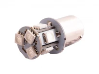 Светодиодная авто лампа T25-1156 5050 8SMD 12V синий LEDUA