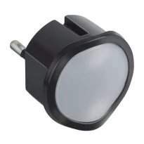 Ночник с датчиком освещения димируемый черный 50677 Legrand