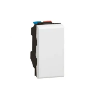 Выключатель 1 модуль 10А 250V MOSAIC NEW 077000L белый Legrand