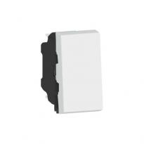 Вимикач кнопковий 1 модуль 6А 250V антибактеріальний MOSAIC NEW 078714L білий Legrand