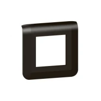 Рамка 2 модуля MOSAIC NEW 079042L чорний матовий Legrand