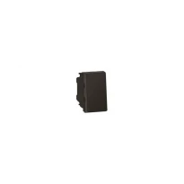 Выключатель кнопочный EASYLED 1 модуль 6А 250V MOSAIC NEW 079130L черный матовый Legrand