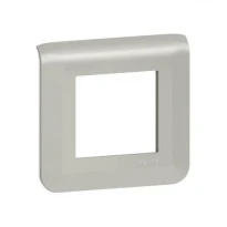 Рамка 2 модуля MOSAIC NEW 079302L алюміній Legrand