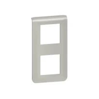 Рамка 2х2 модуля вертикальна MOSAIC NEW 079322L алюміній Legrand