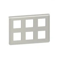 Рамка 2х3х2 модуля MOSAIC NEW 079332L алюміній Legrand