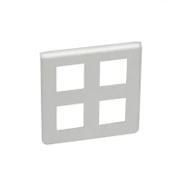 Рамка 2х2х2 модуля MOSAIC NEW 079338L алюміній Legrand