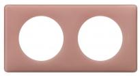 Двухпостовая рамка 066762 розовая пудра  Legrand Celiane